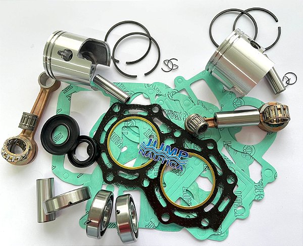 PISTAO MERCURY 15 -18 SUPER KIT MOTOR COMPLETO 0,50