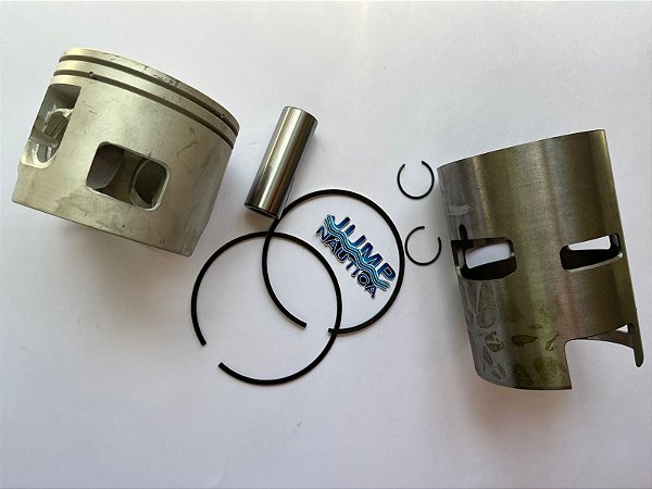 CAMISA CILINDRO YAMAHA 115 - 130 V4 e PISTAO KIT