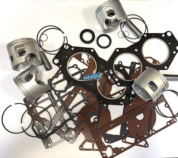PISTÃO YAMAHA 115-130 V4 KIT MOTOR SUPERIOR