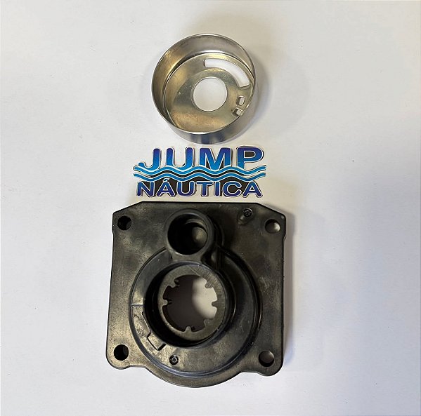 CARCAÇA BOMBA D AGUA YAMAHA 25 BM -VM + COPO KIT