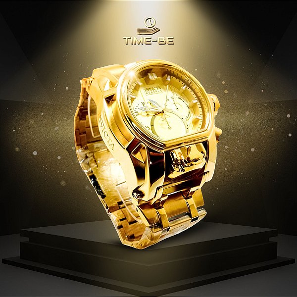 Relógio invicta Zeus Banhado a ouro 18k 100% ORIGINAL - homens estilosos