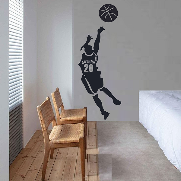 Jogador Basquete Personalizado Nome e Número