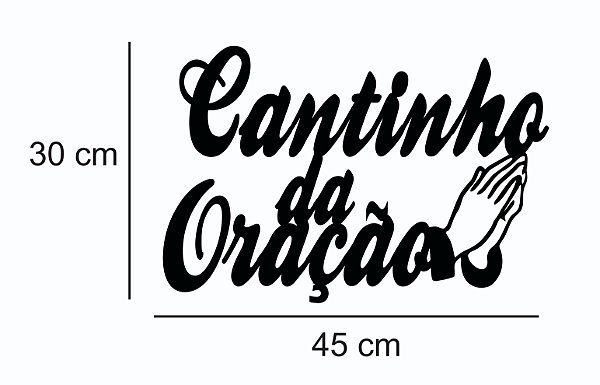 Quadro Cantinho da Oração Decorativo | Decora Arte Laser - Decora Arte ...