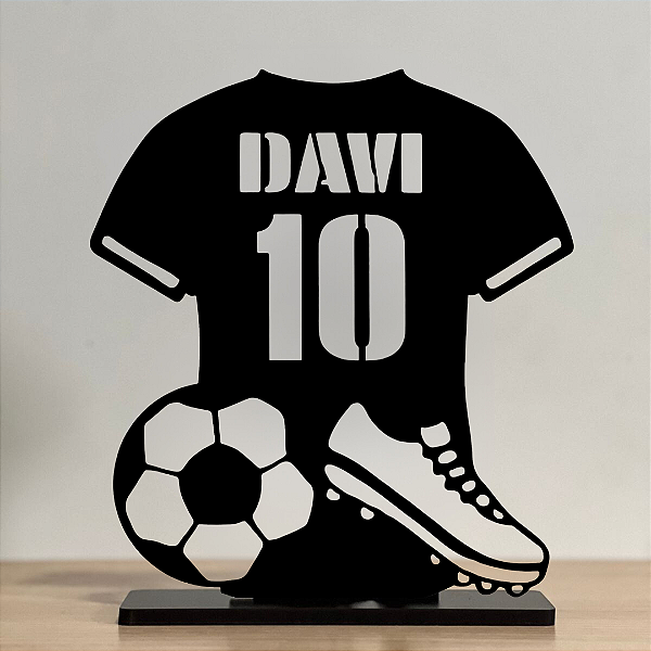 Camisa de Futebol Troféu Nome e Número