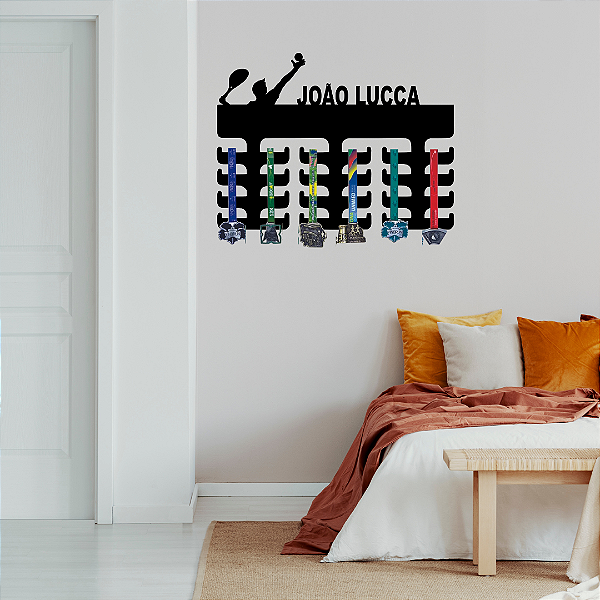 Porta Medalhas Tênis com Nome