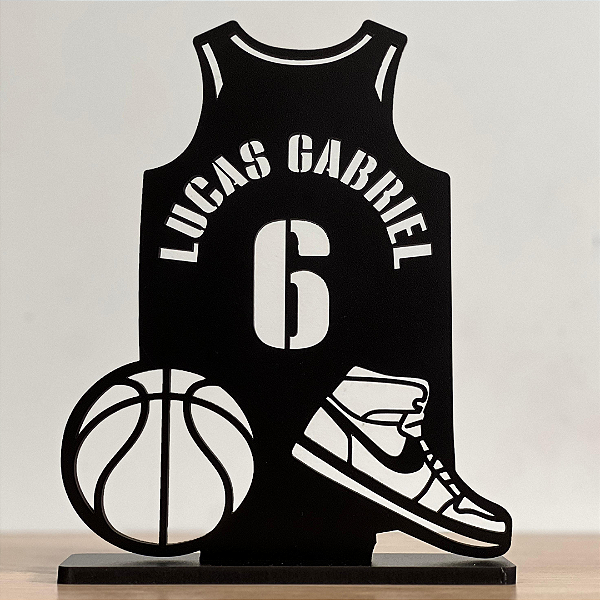Camisa Basquete Troféu Personalizada Nome e Número