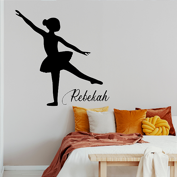 Bailarina Arabesque com Nome