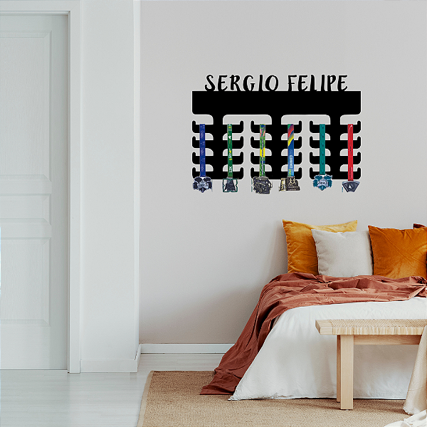 Porta Medalhas com Nome