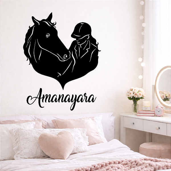 Cavalo Hipismo Personalizada com Nome
