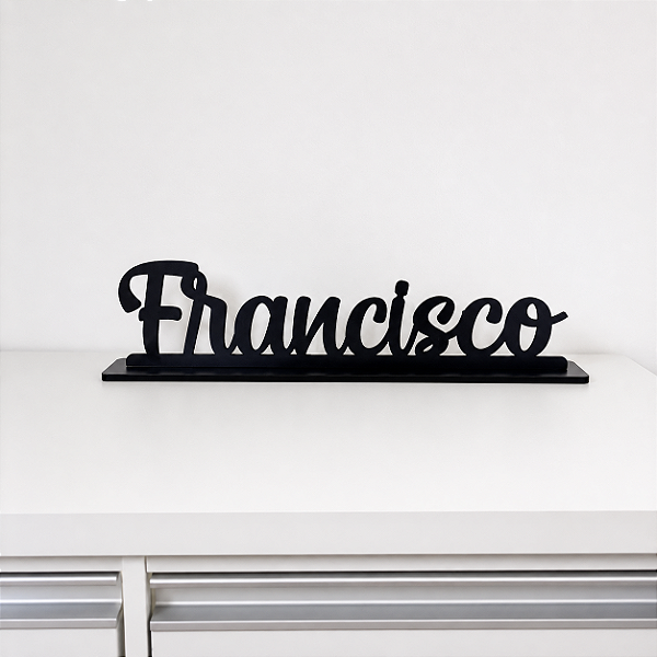 Nome Personalizado MDF Decorativo
