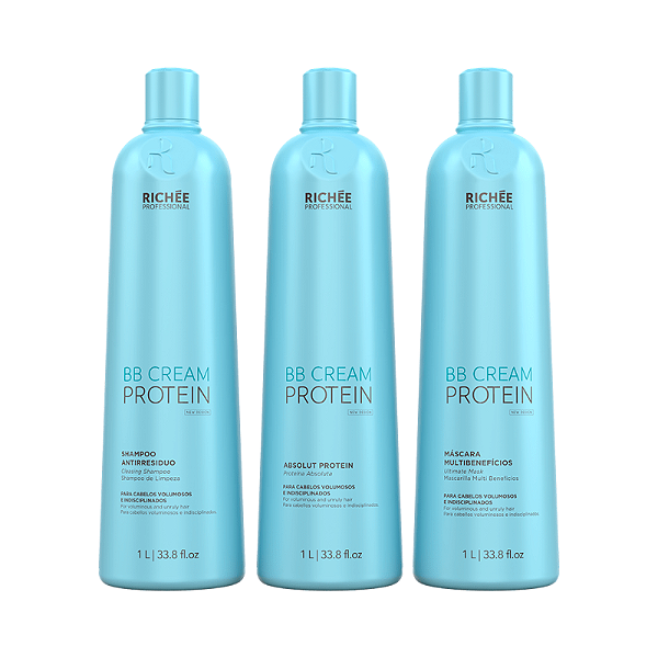 Richée BB Cream Kit Escova Progressiva Profissional (3x1L)