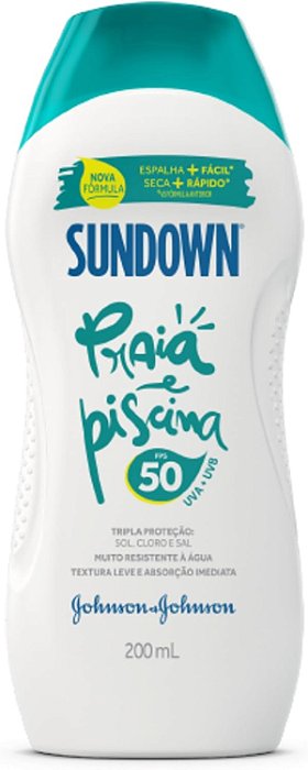 Sundown Protetor Solar Corporal Loção FPS 50 200ml