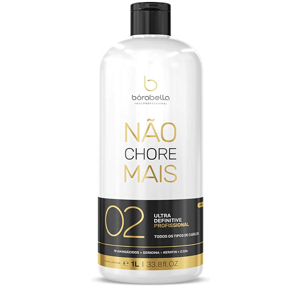 Borabella Tratamento Capilar 1L - Redução de Volume e Frizz, Brilho Intenso - Sem Formol
