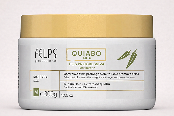 Felps Quiabo Xbtx Pós Progressiva Máscara 300G, Felps Professionnel