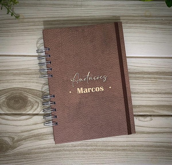 Caderno Anotações masculino