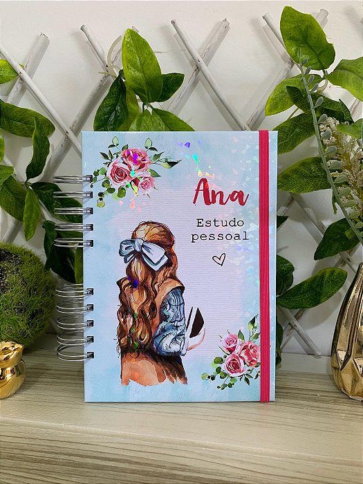 Caderno Estudo Pessoal Azul