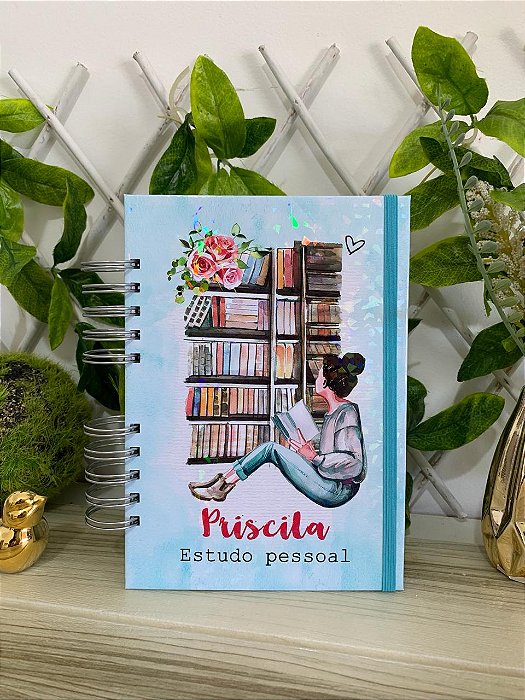 Caderno Estudo Pessoal Azul 4