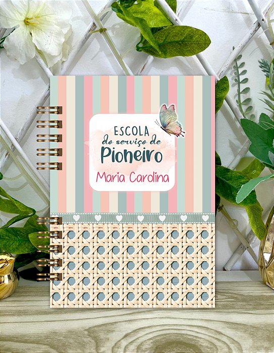 Caderno Escola do Serviço de Pioneiro Listras candy