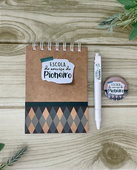 Kit Bloco de Notas Escola de Pioneiro 02