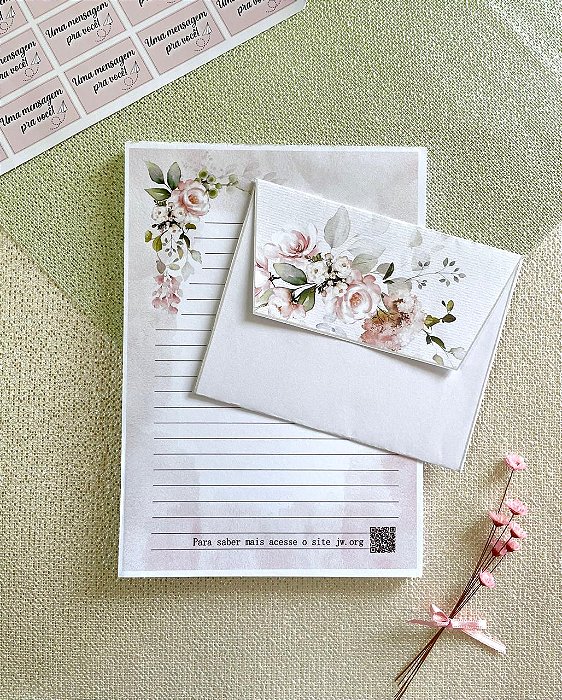 Bloco de Cartas 15x21cm + Envelope