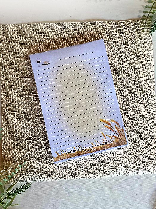 Bloco Papel de cartas Celebração