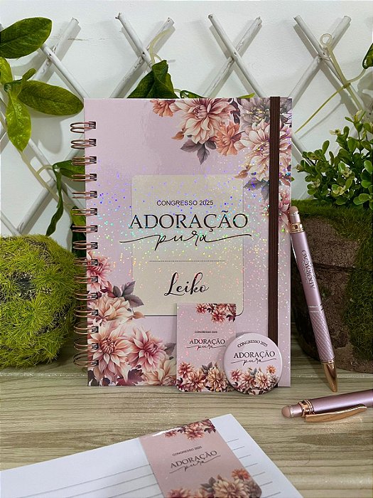 Kit nº07 Caderno COM programação Congresso 2025