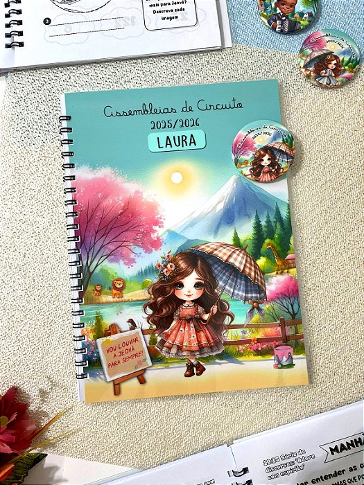 Caderno Infantil Feminino das 2 Assembleias 2025/2026
