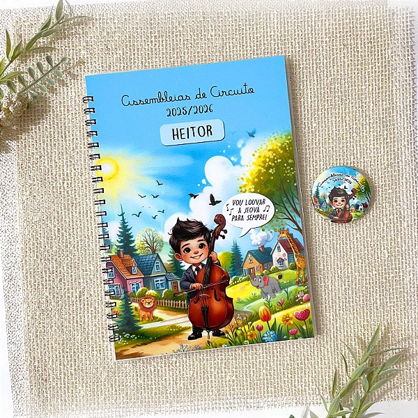Caderno Infantil Masculino das 2 Assembleias 2025/2026