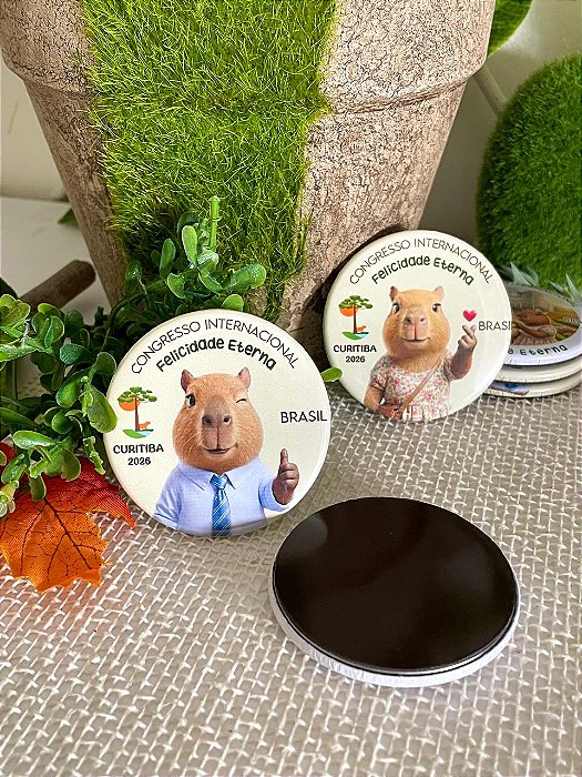 Pack com 15 ímas de geladeira Congresso Curitiba 2026