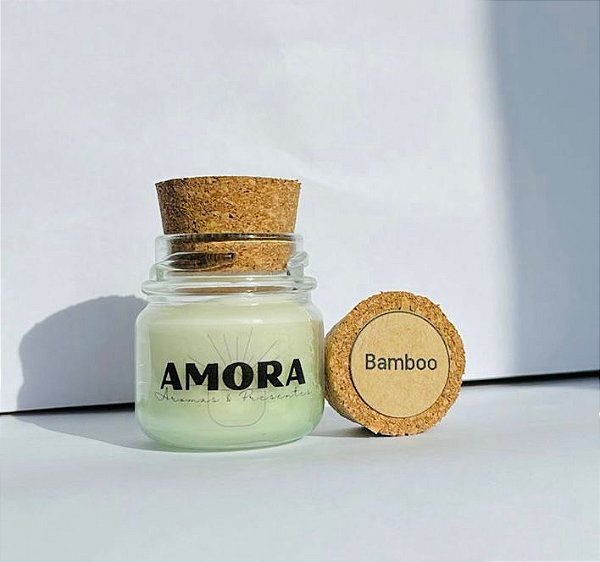 Vela aromática pequena Bamboo