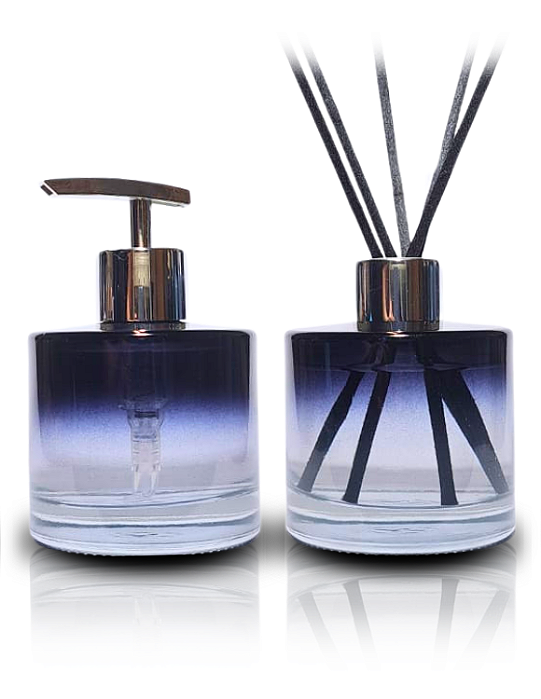 Kit Lavabo Picolo Luxo com Saboneteira e Difusor , Capacidade 200 ml