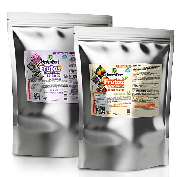 Kit Frutíferas - Fertilizantes para  Pomares e Frutíferas de Vaso - 2Kg