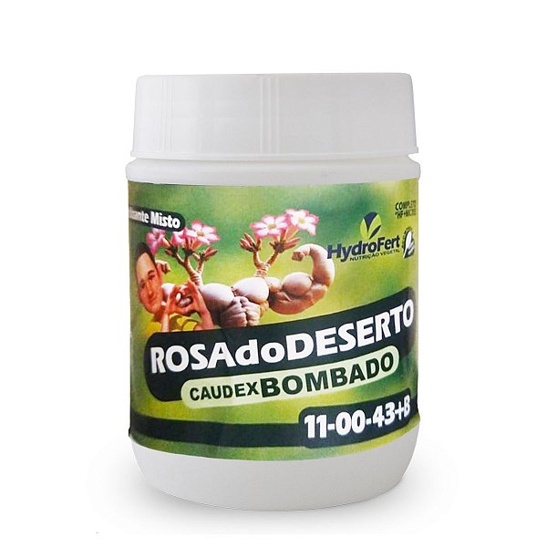 Caudex Bombado Fertilizante Rosa do Deserto - Linha Leudo Jr.
