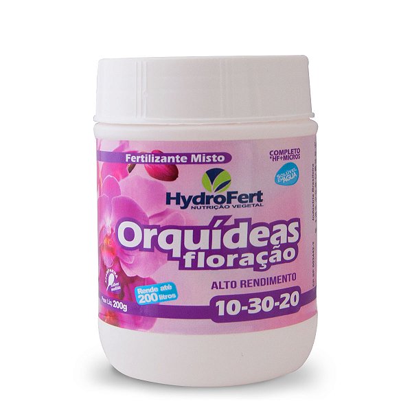 Fertilizante NPK Orquídeas Floração - Hydrofert 200g