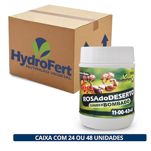 Fertilizante Rosa do Deserto Caudex Bombado Leudo Jr. - Caixa Com 24 ou 48 Unidades