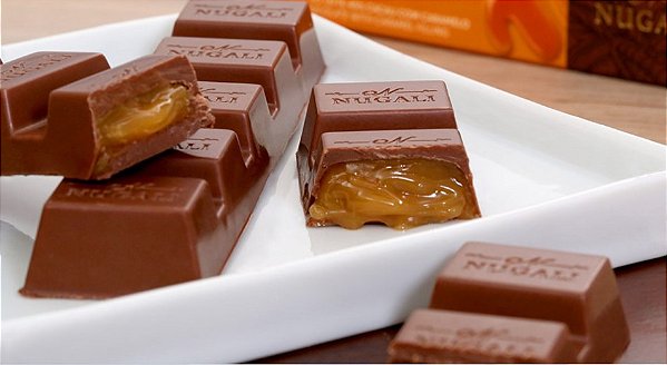 CHOCOLATE RECHEADO COM CARAMELO 45% CACAU - NUGALI 🍫⭐