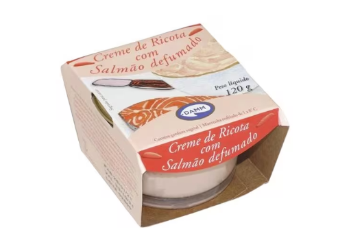 Creme de Ricota com Salmão Defumado Damm 120g