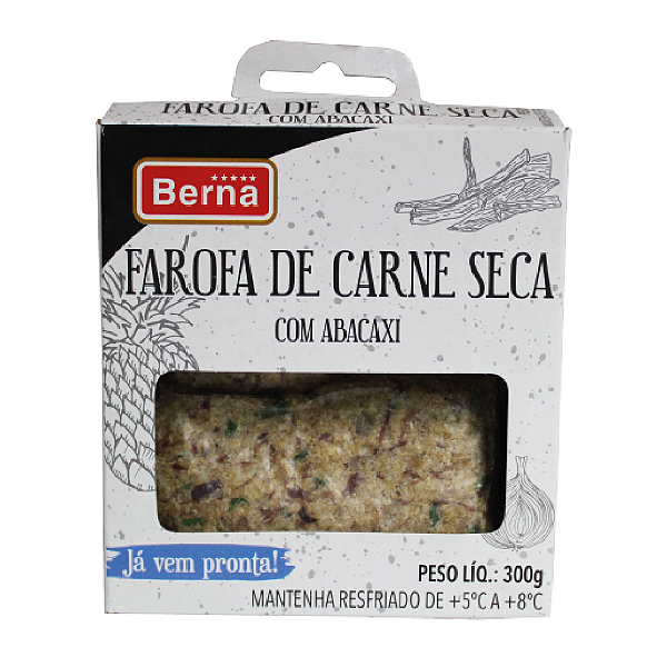 Farofa de Carne Seca com abacaxi- 300g