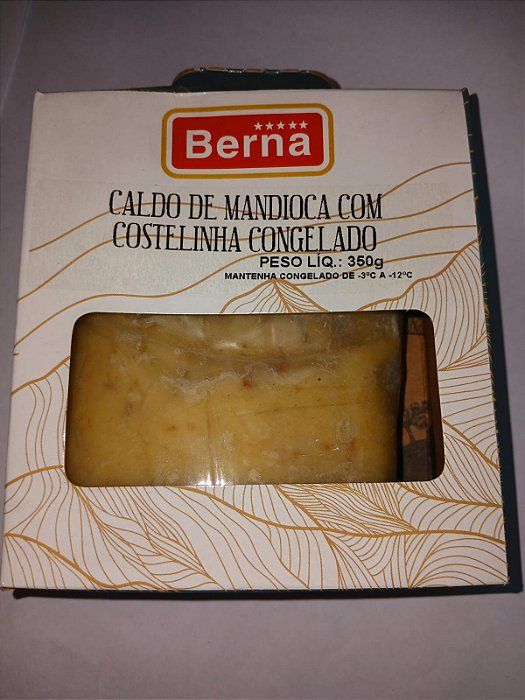 Caldo De Mandioca Com Costelinha 350g