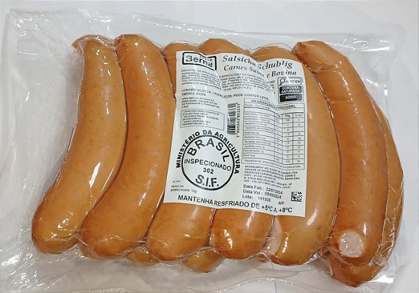 Salsichão Schüblig G - 2,0 KG (12 Salsichões)
