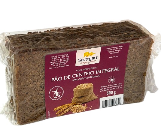 Stuttgart - Pão de Centeio Integral 500g