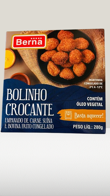 Bolinho Crocante Empanado - Suíno e Bovino 280g