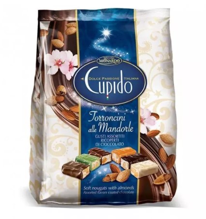TORRONE DE ÂMENDOAS ITALIANO 90g - CUPIDO IMPORTADO