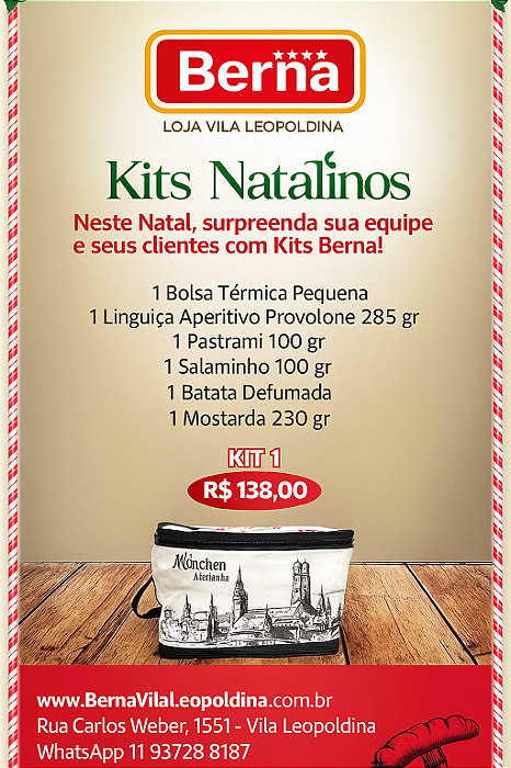 KIT 1 NATAL BERNA