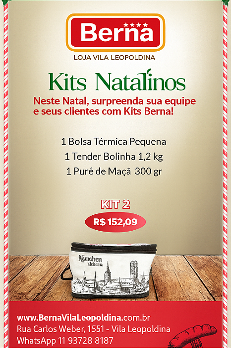 KIT 2 NATAL BERNA