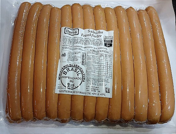 SALSICHA FRANKFURTER EG ( 25 SALSICHAS) +/- 2,0Kg⭐