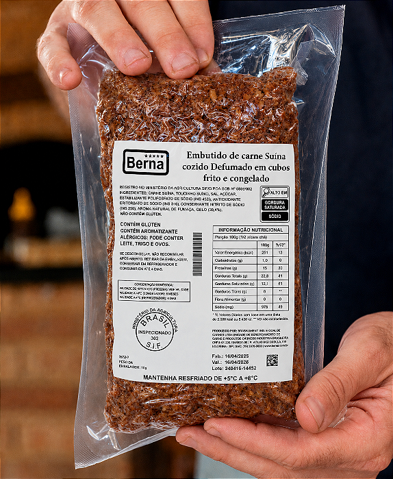 BACON TRITURADO E CONGELADO - 500g ⭐