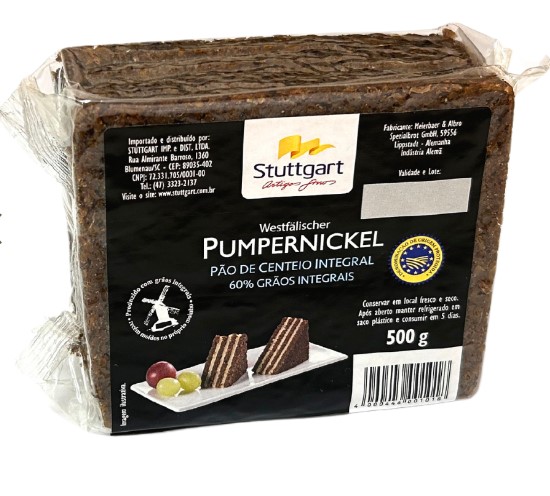 PÃO PUMPERNICKEL - 500g ⭐