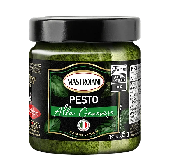 Molho Pesto Alla Genovese Mastroiani 135g