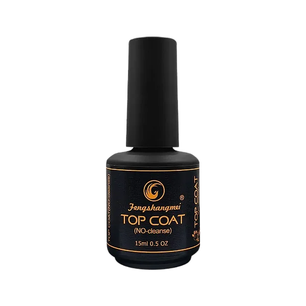 Top coat Fengs 15ml (Pretinho do Poder)